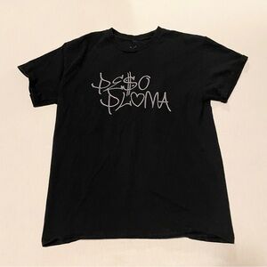 Peso Pluma Doble P Tour 2023 Concert T-Shirt Black Medium